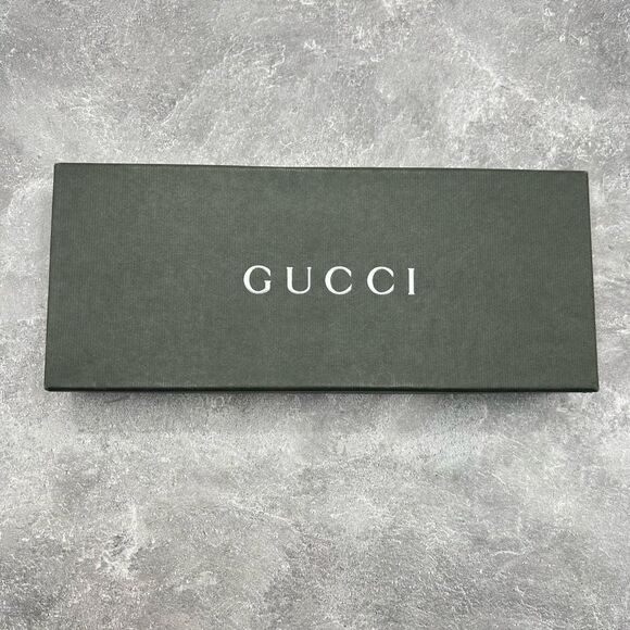 NWT Gucci Black Genuine Leather Nappa Gloves Size 6.5 G Logo Side Zip With Box - Picture 12 of 15